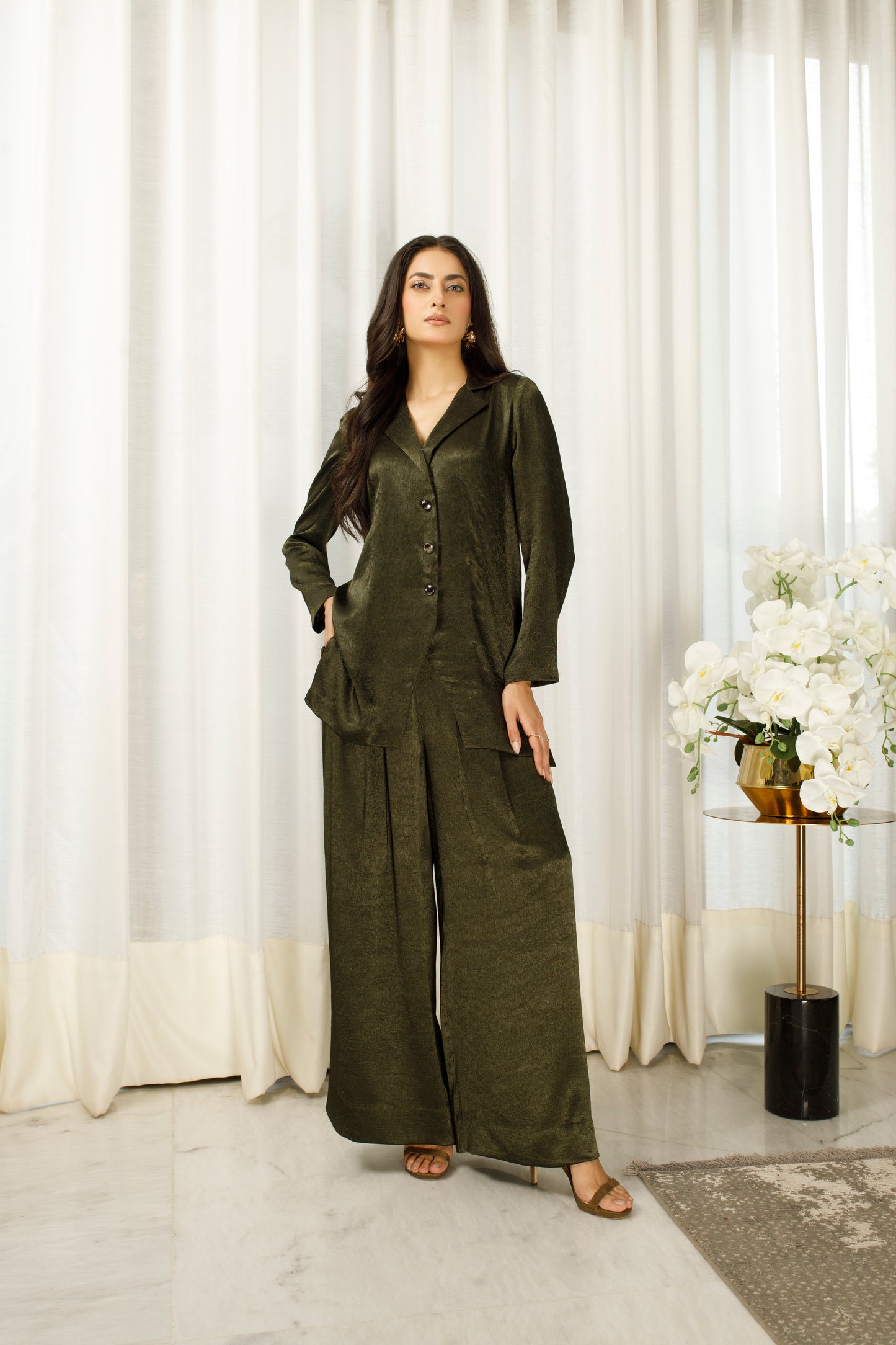 Textured silk fabric