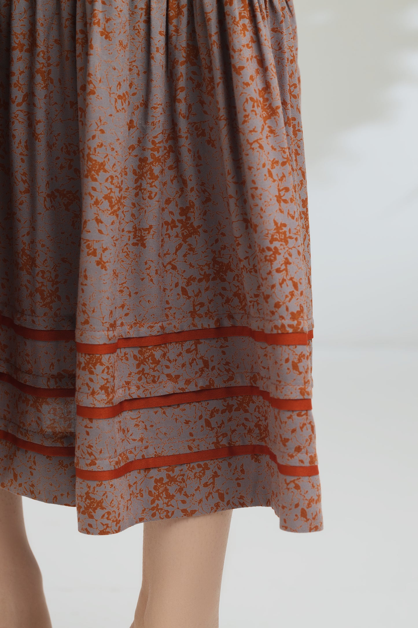 Autumn Glow Tiered Dress