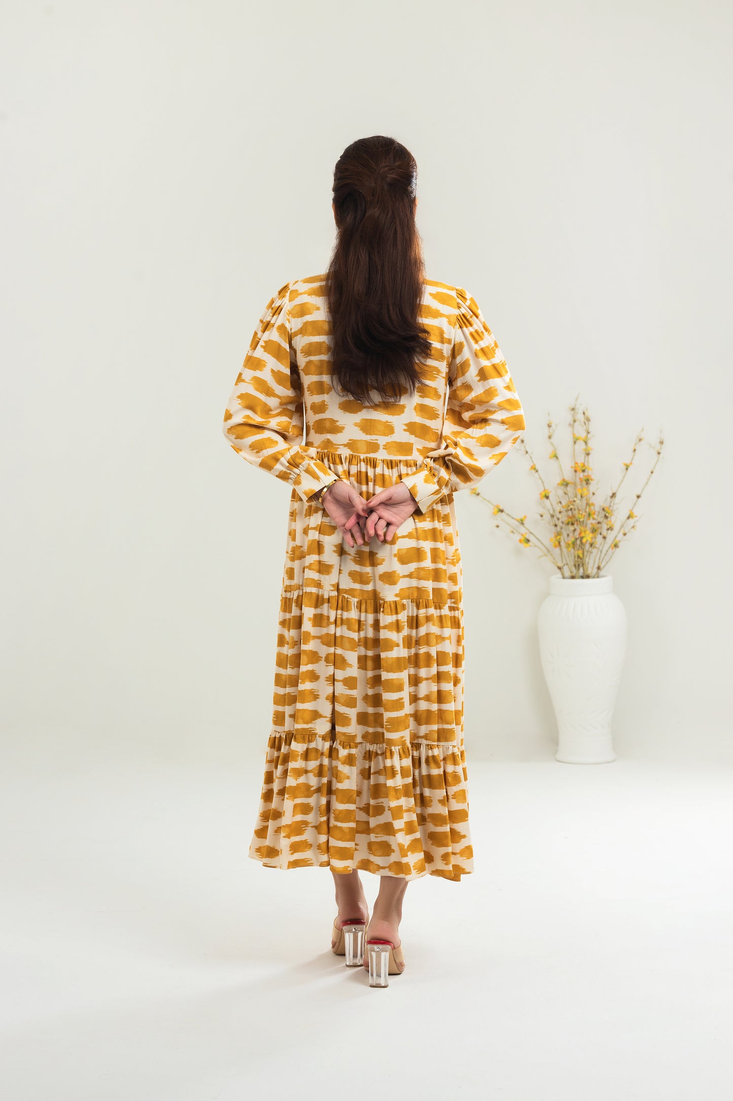 Sunny Strokes Long Dress