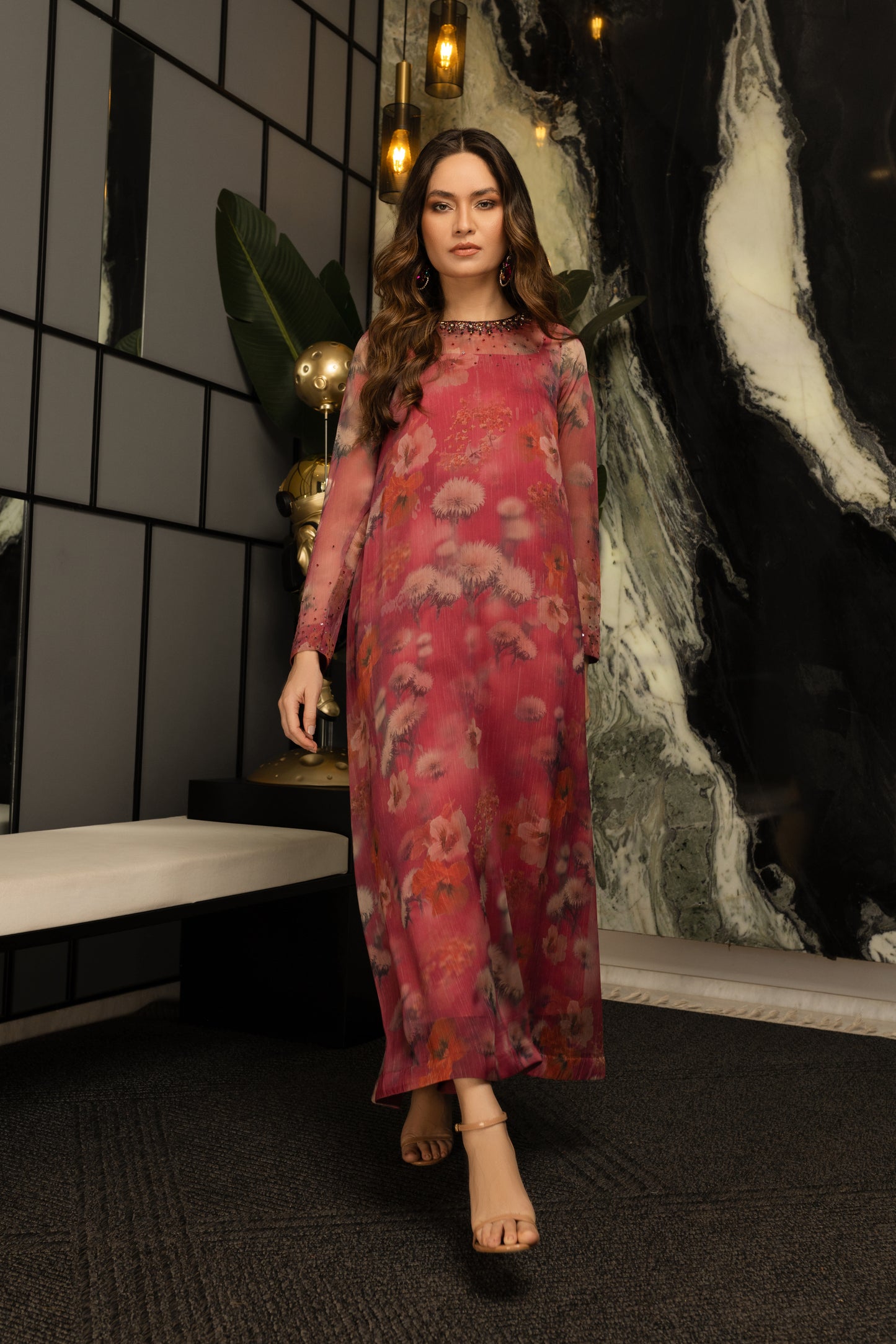 simple hand embroidery dress