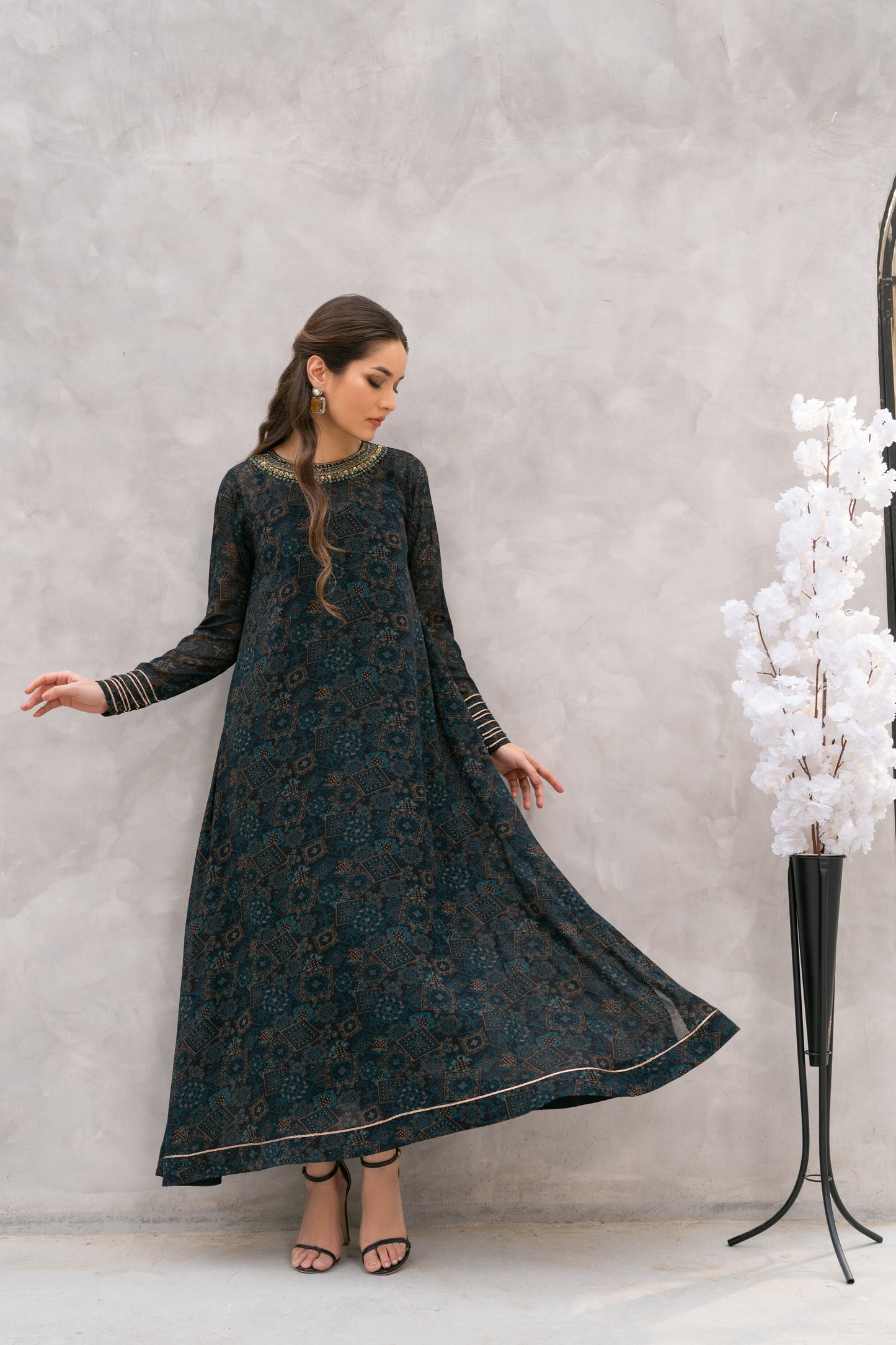 Deep Emerald Long Dress