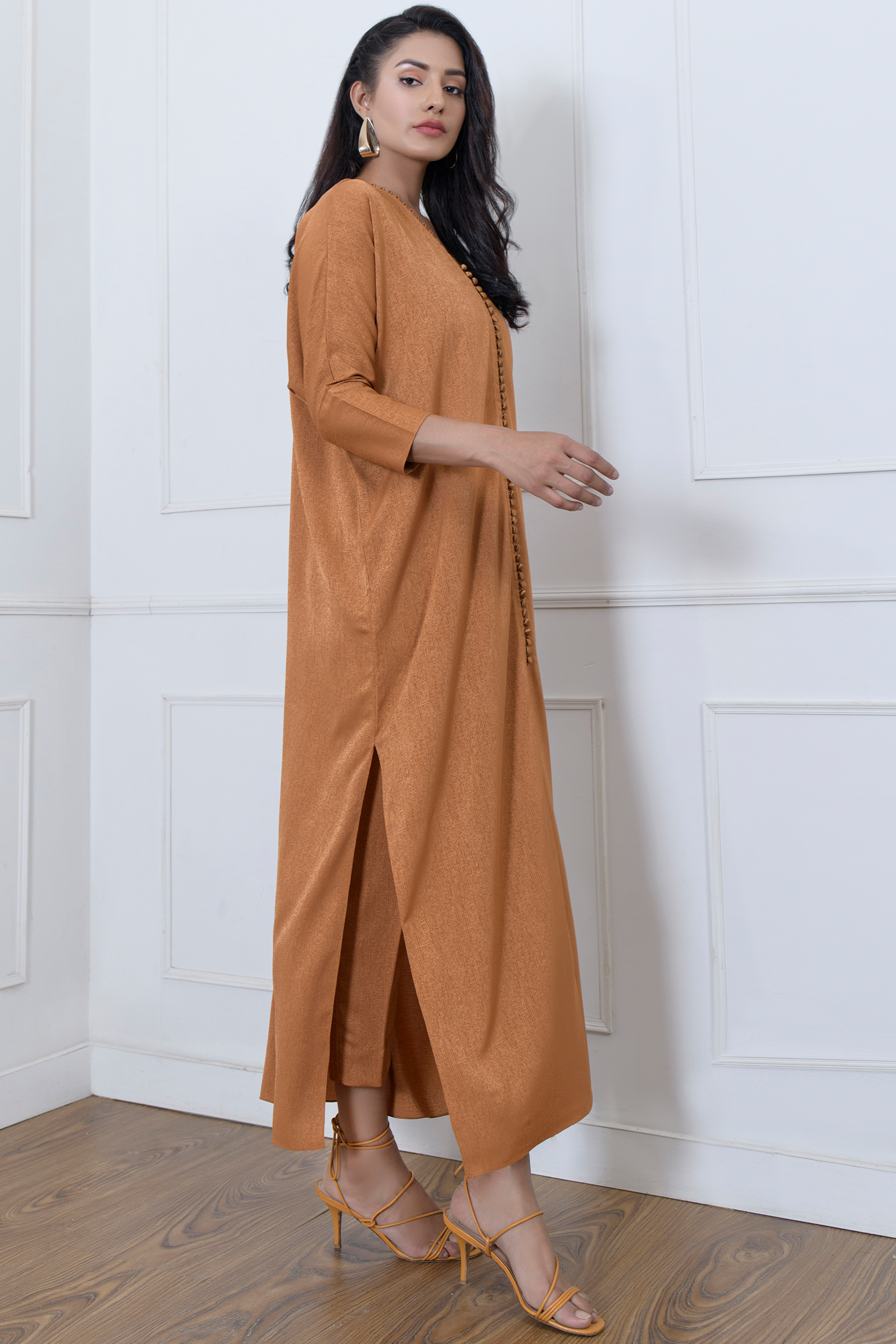 Peach color women co ord sets