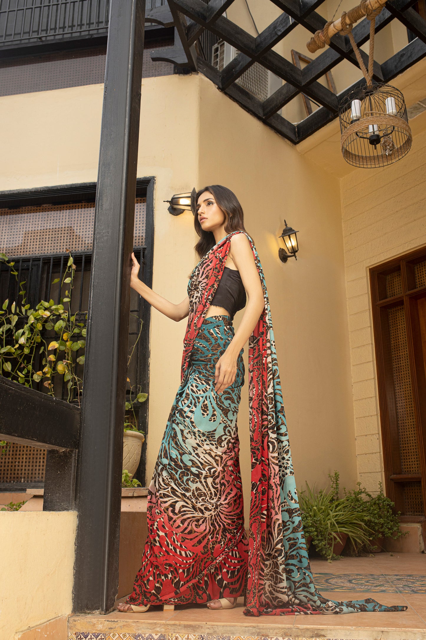 Ombre Affair Printed Saree