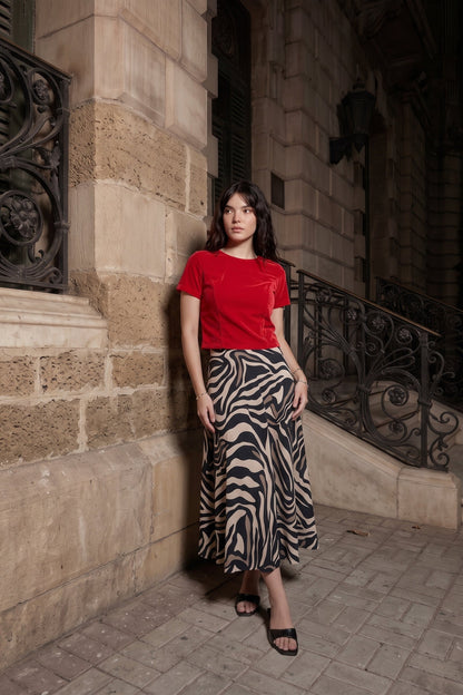 Scarlet Muse Velvet Top