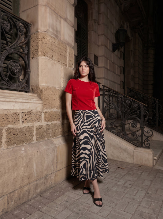 Scarlet Muse Velvet Top