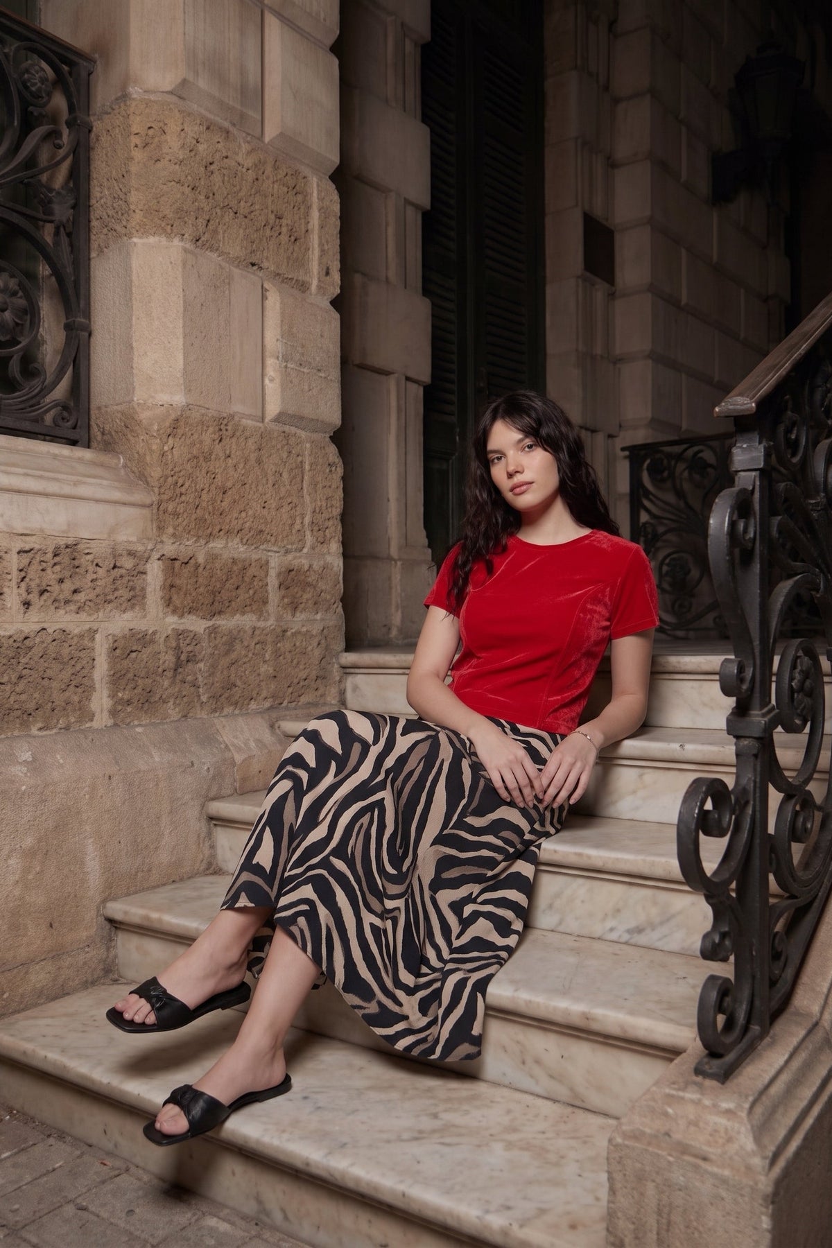 Scarlet Muse Velvet Top