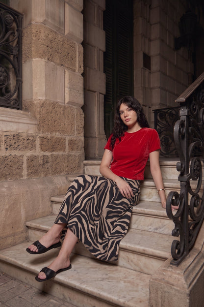 Scarlet Muse Velvet Top