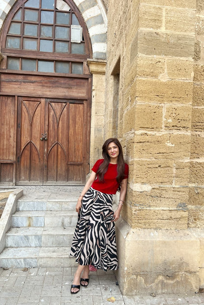 Wild Muse Crepe Skirt