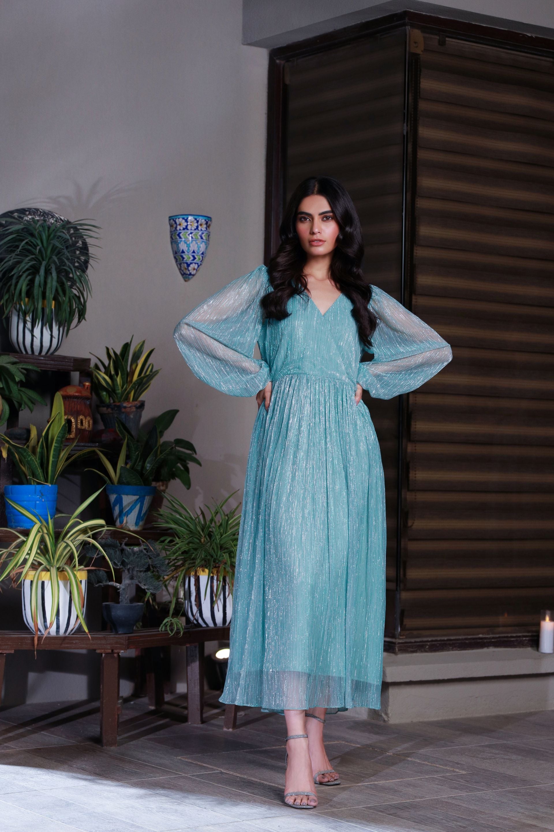 Buy Grey Georgette Embroidered Kali Style Gown Festive Wear Online at Best  Price | Cbazaar