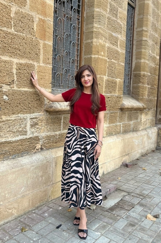 Wild Muse Crepe Skirt