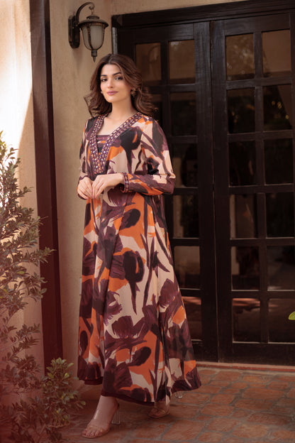 Mystic Brushstroke Flowy Ensemble