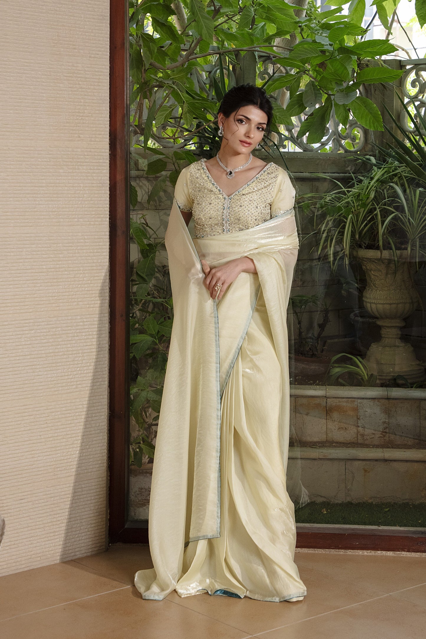 Pastel Radiance Saree