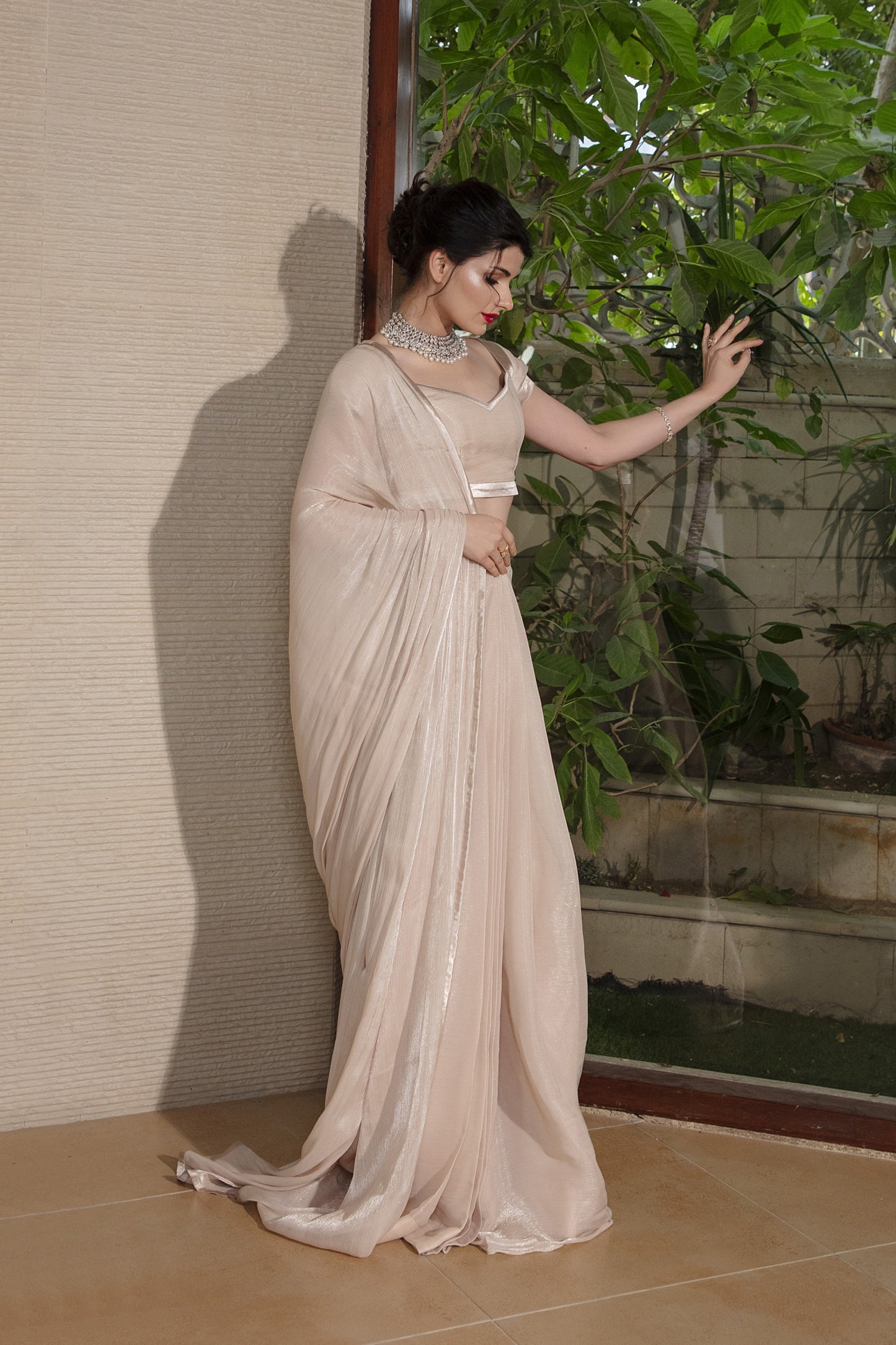Moonlit Whisper Saree