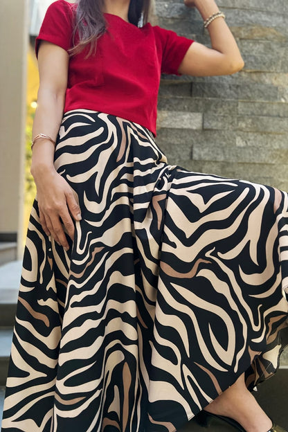 Wild Muse Crepe Skirt