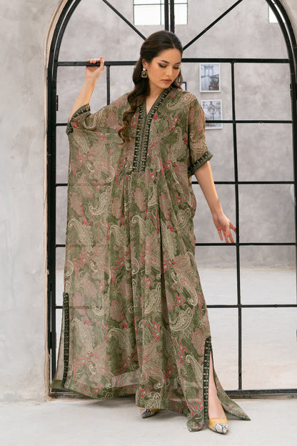 Olive Mirage Kaftan