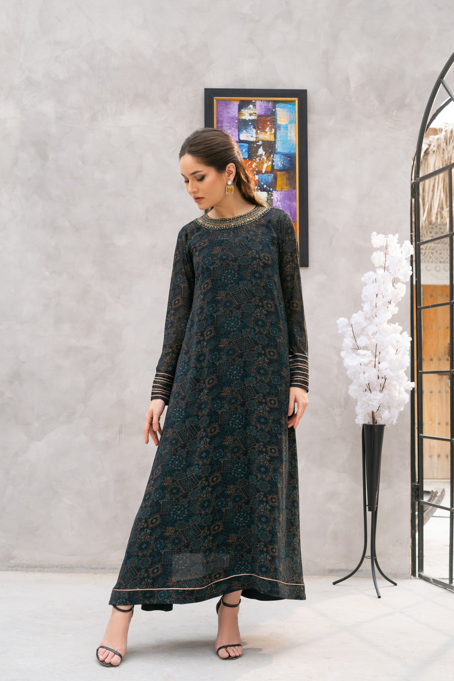 Deep Emerald Long Dress