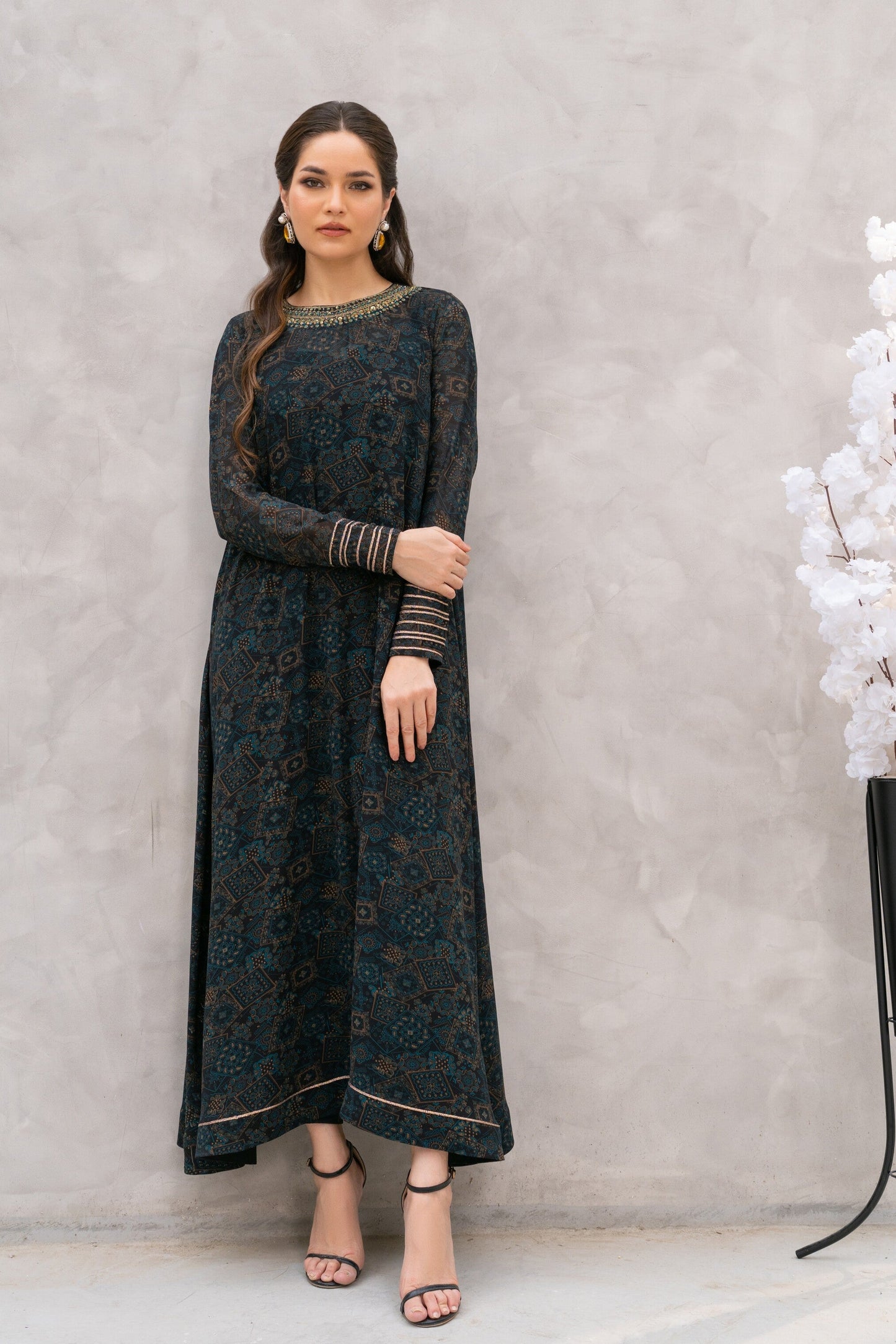 Deep Emerald Long Dress