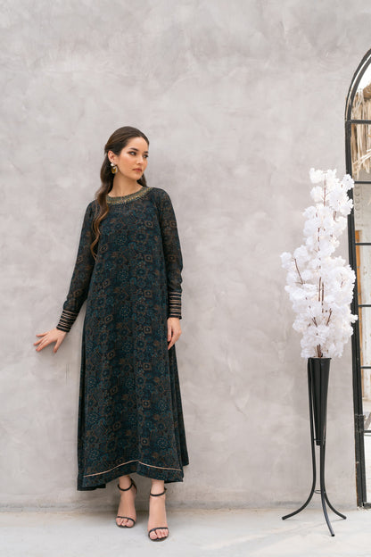 Deep Emerald Long Dress