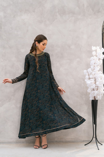 Deep Emerald Long Dress