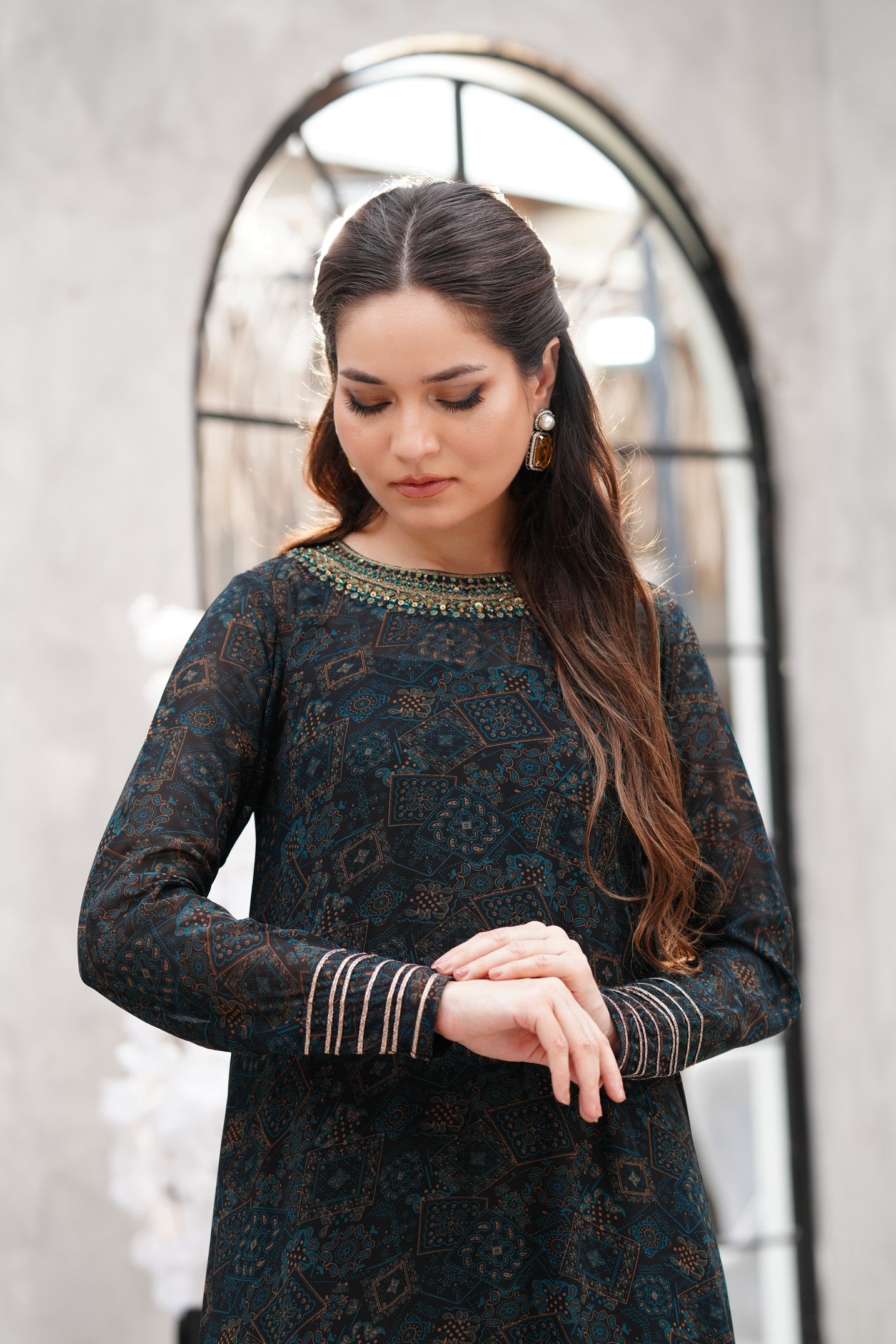 Deep Emerald Long Dress