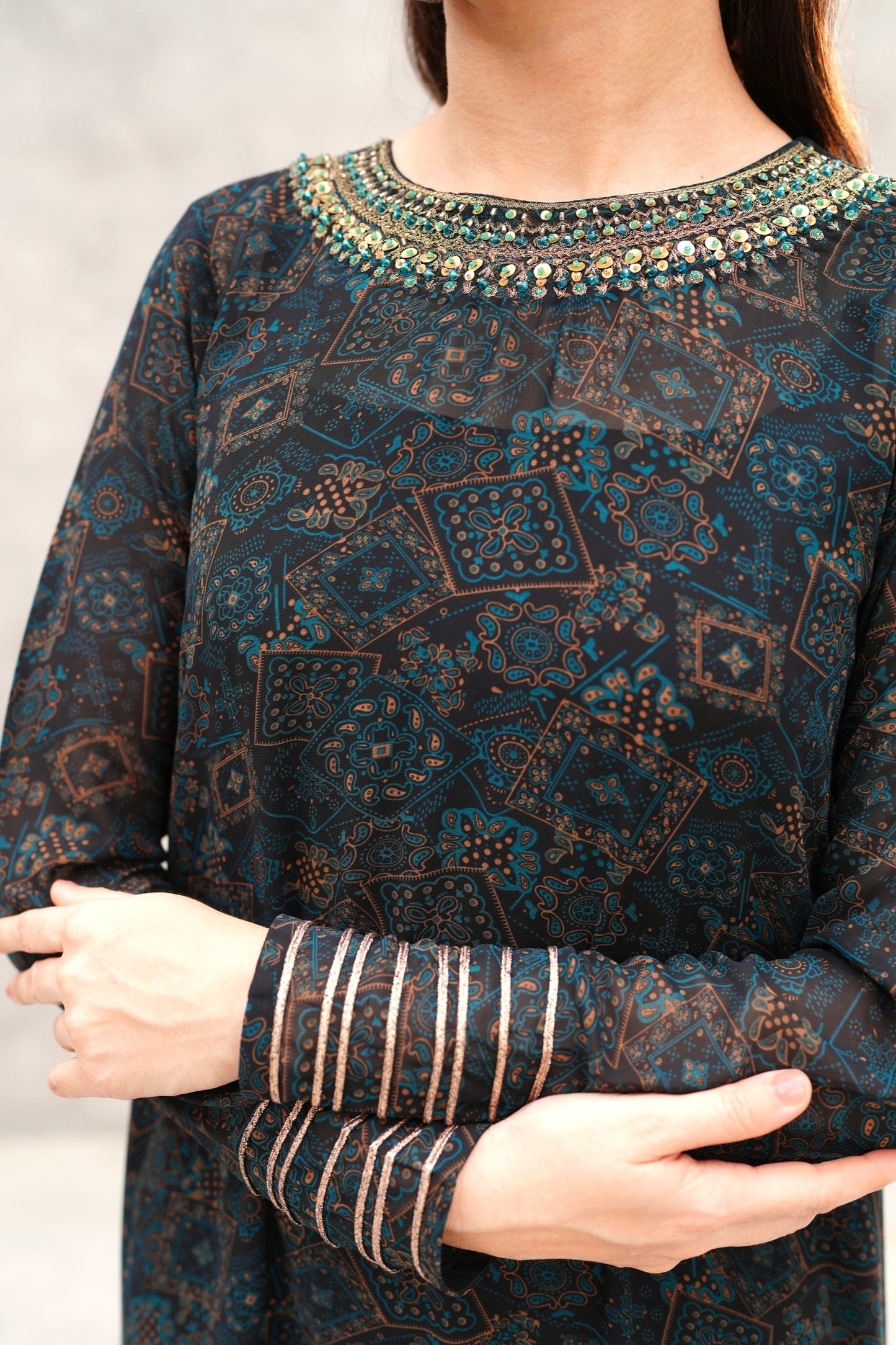 Deep Emerald Long Dress